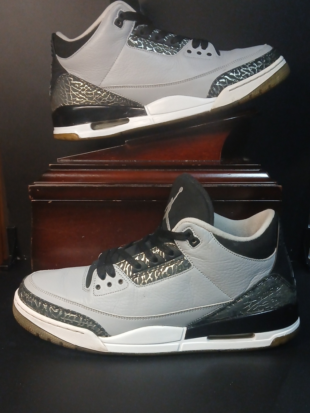 Air Jordan 3 Retro "WOLF GREY" Mens Size-13, 100%AUTHENTIC!